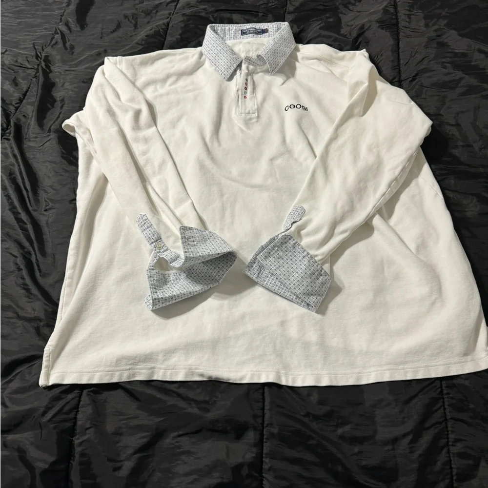 PreOwned COOGI 4xl Long sleeve cotton polo with French cuffs​ 58# - Picture 2 of 13